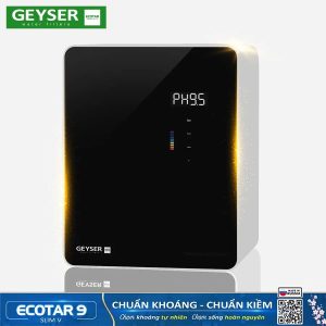 Máy lọc nước ion kiềm giàu hydro Geyser Ecotar 9 Slim V